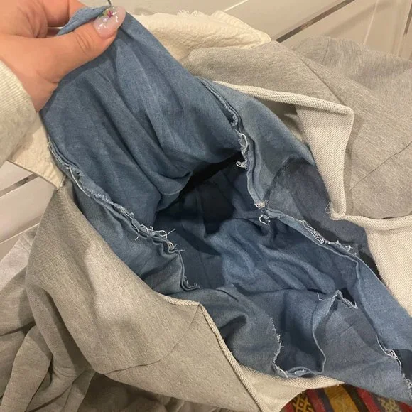 Aime Leon Dore Cropped Lined Sweatshirt - Picture 7 of 7